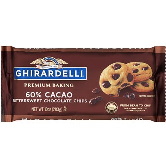 Ghirardelli Premium Baking Chips, Bittersweet Chocolate