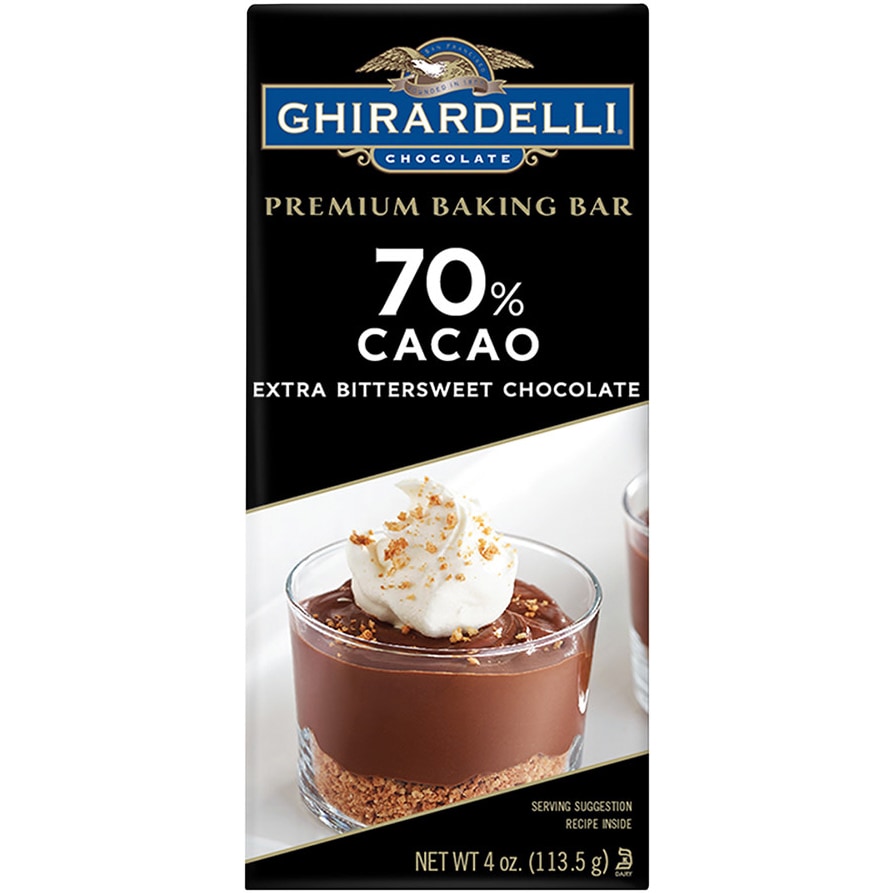 Ghirardelli Premium Baking Bar, 70% Extra Bittersweet Chocolate