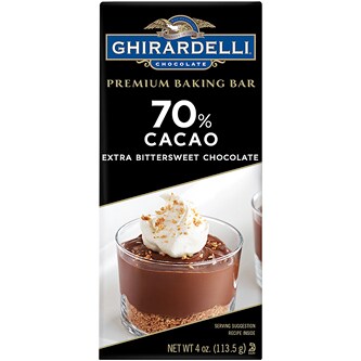 Ghirardelli Premium Baking Bar, 70% Extra Bittersweet Chocolate