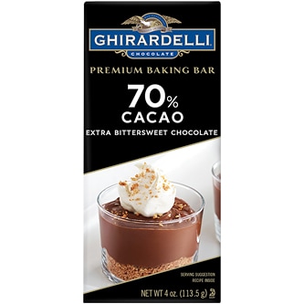 Ghirardelli Premium Baking Bar, 70% Extra Bittersweet Chocolate