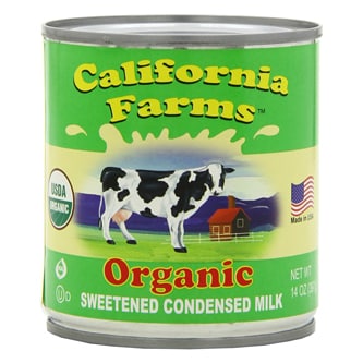 California Farms Organic Sweetened Condensed Milk