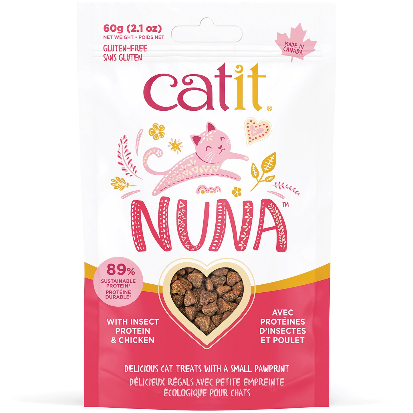 Catit Nuna Insect Protein Cat Treats, Chicken