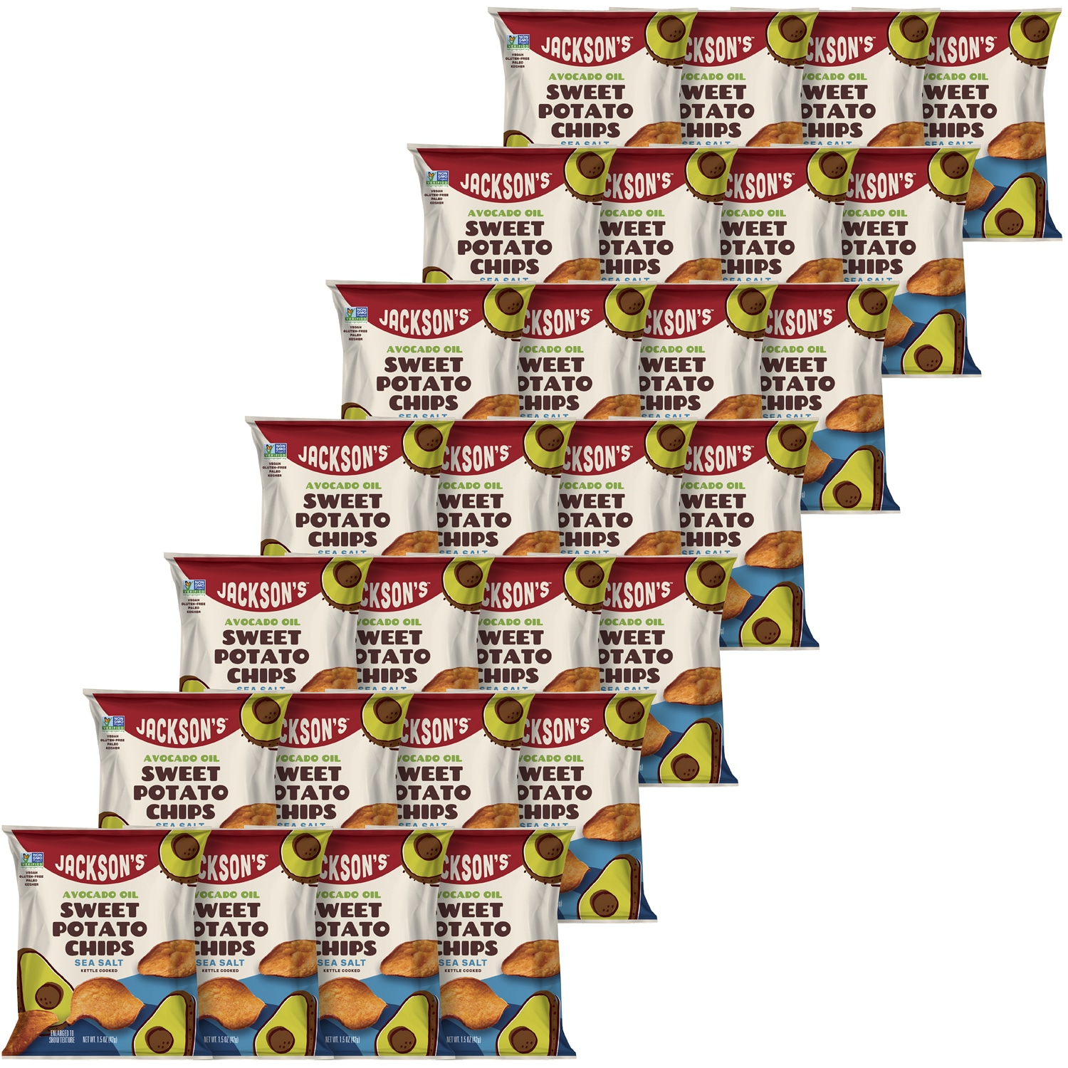 Jackson's Avocado Oil Sweet Potato Chips, Sea Salt