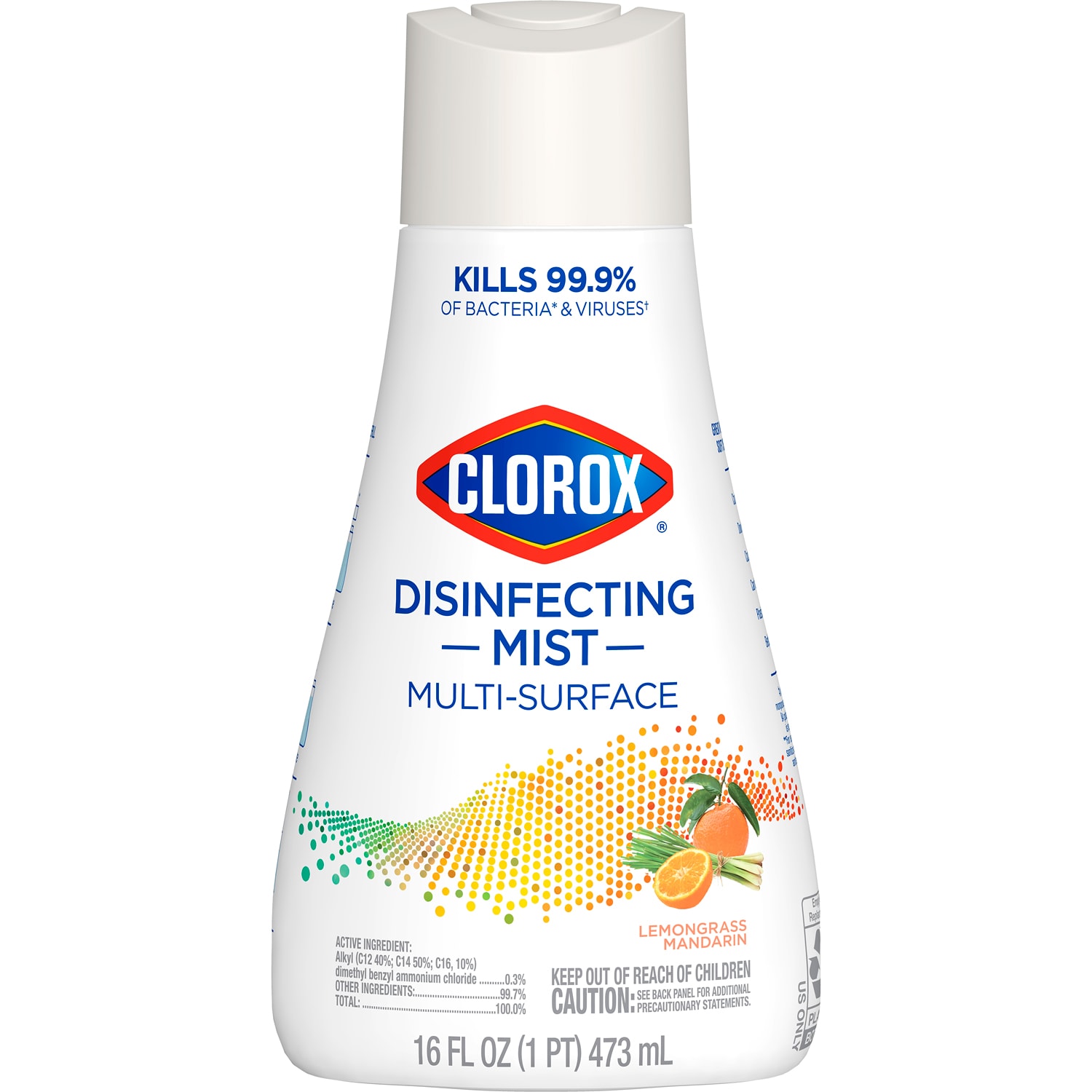 Clorox Disinfecting Mist Lemongrass Mandarin, Refill
