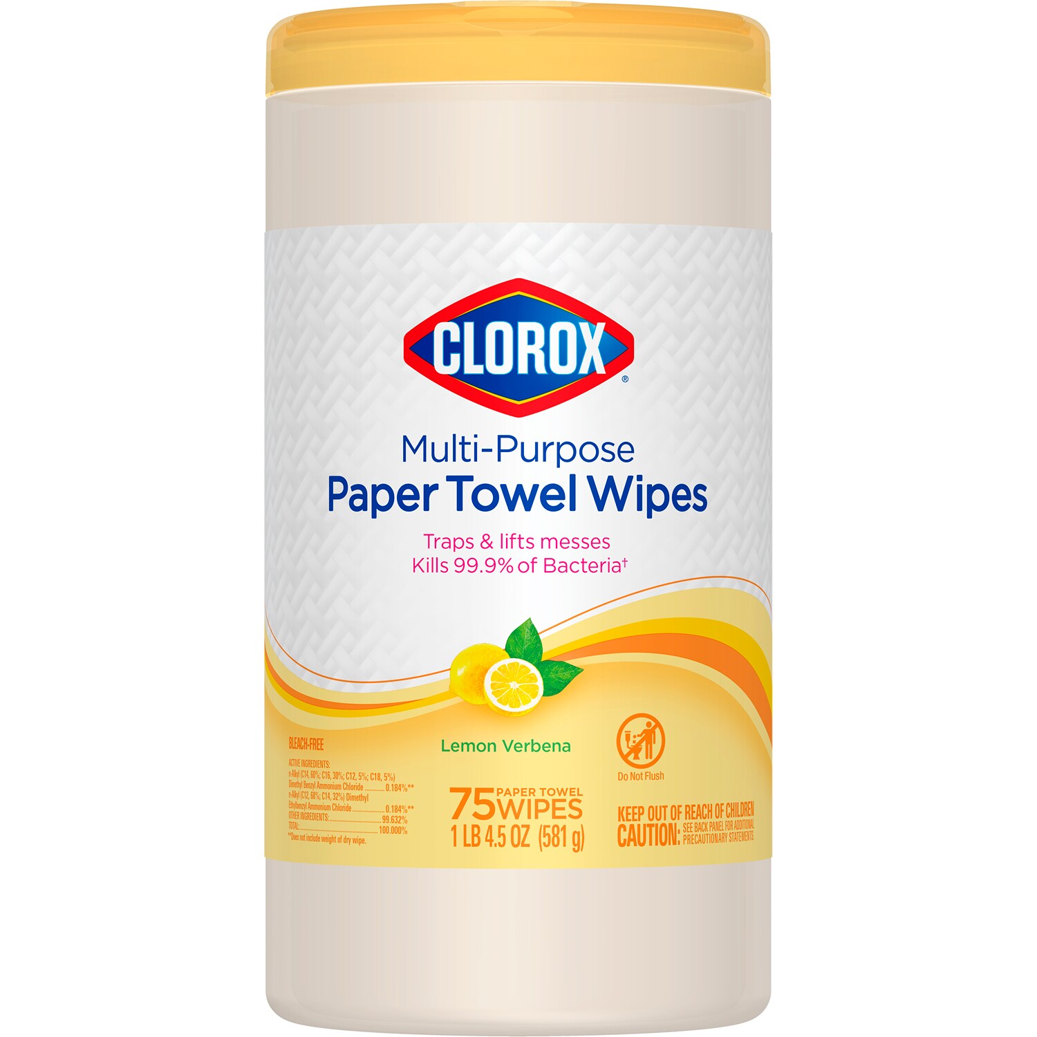 Clorox Multi-Purpose Paper Towel Wipes, Lemon Verbena