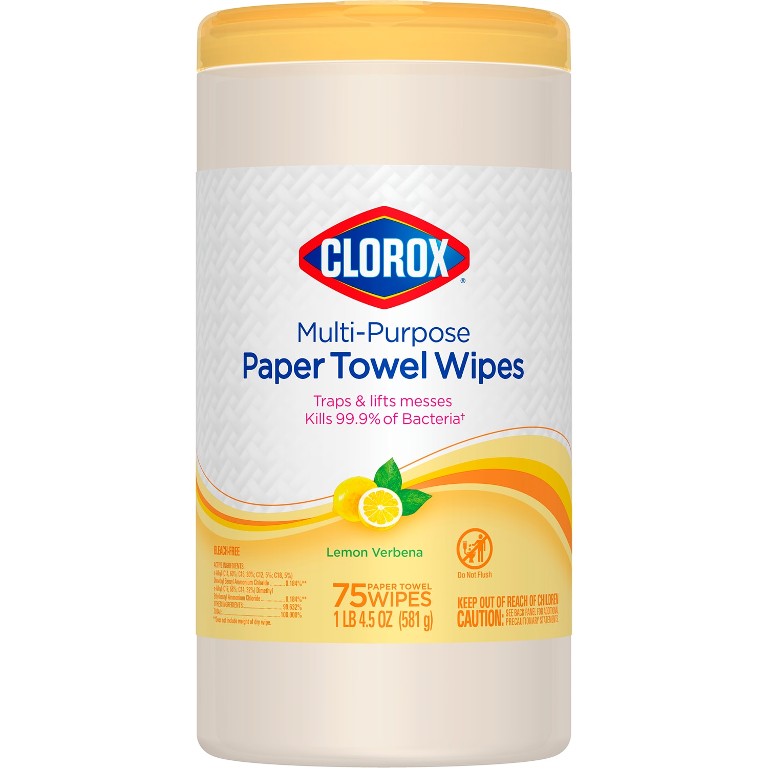 Clorox Multi-Purpose Paper Towel Wipes, Lemon Verbena