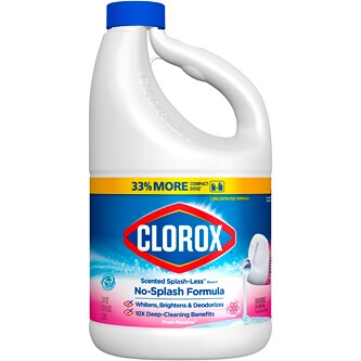 Clorox No-Splash Liquid Bleach, Fresh Meadow Scented