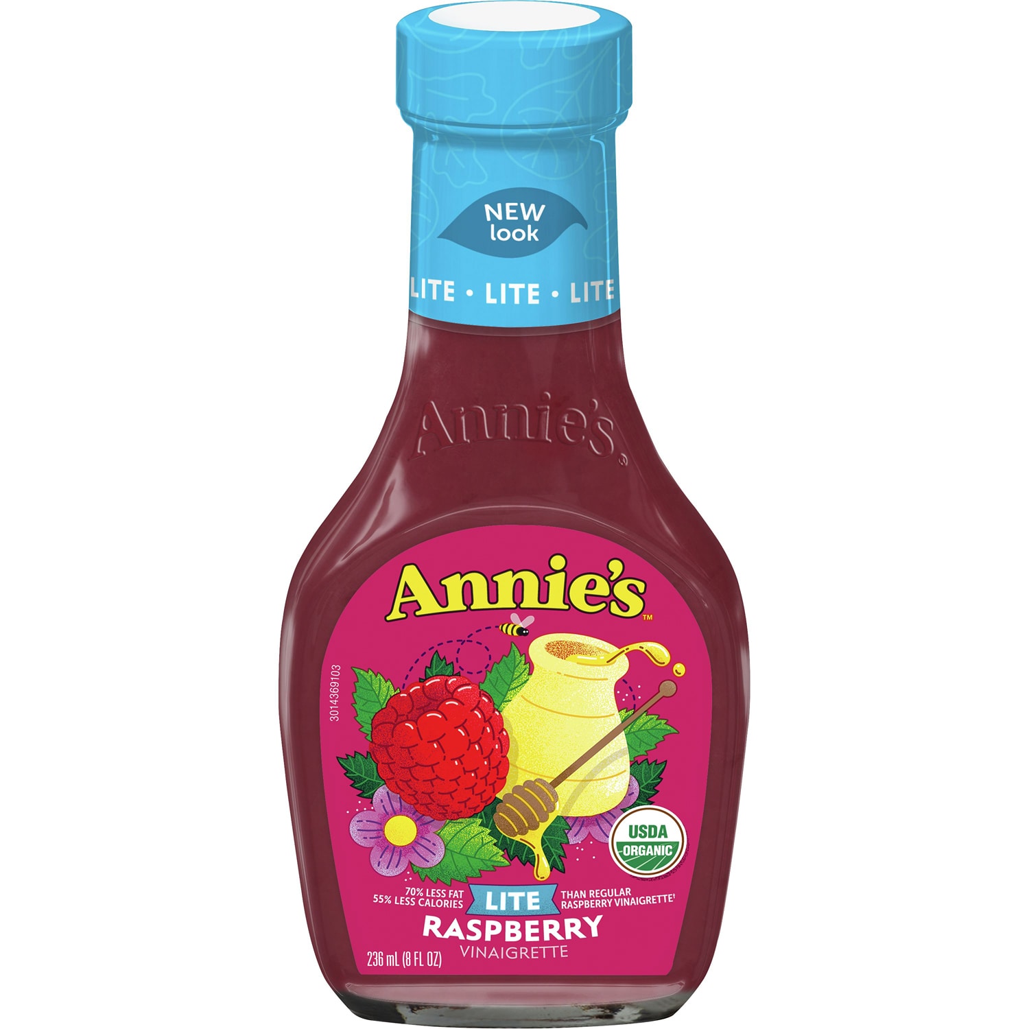 Annie's Organic Lite Vinaigrette, Raspberry