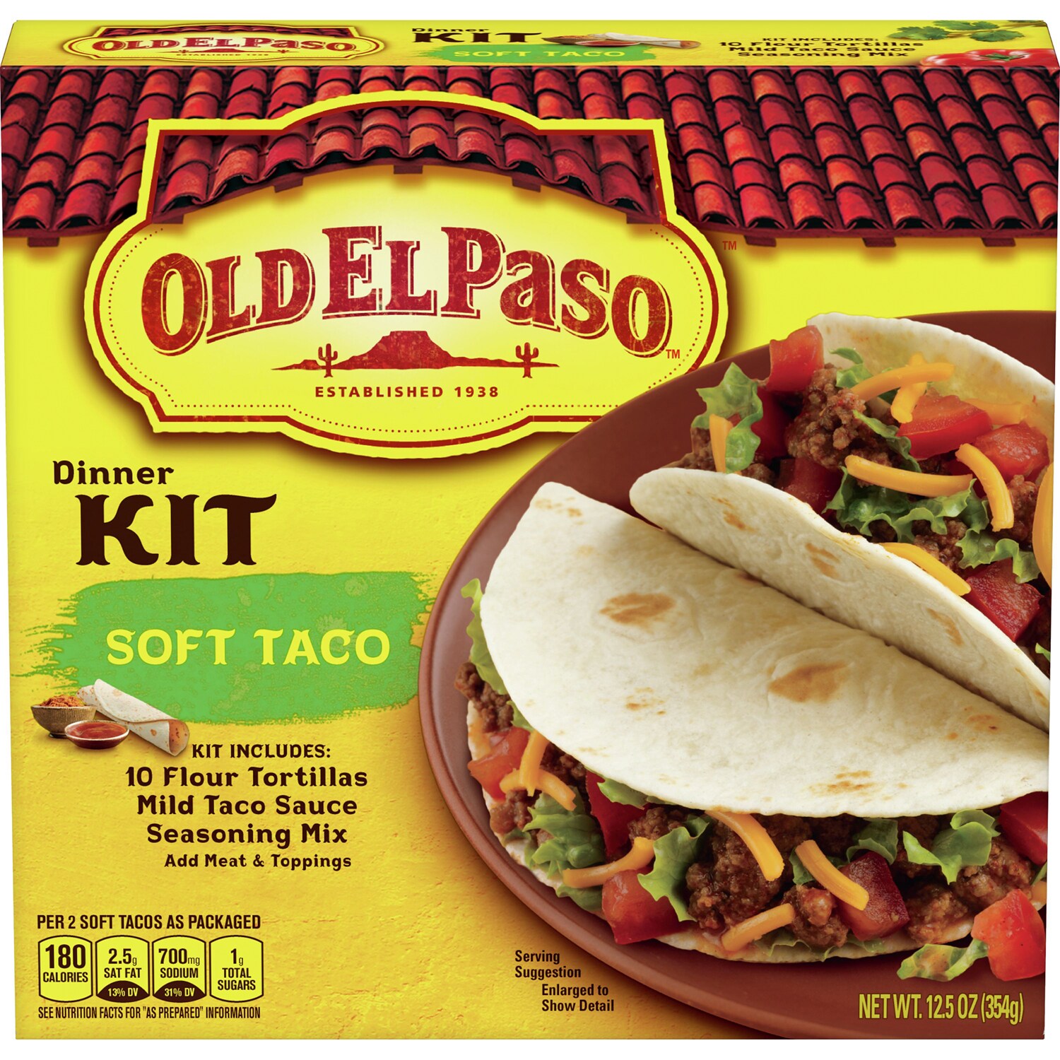 Old El Paso Dinner Kit, Soft Taco