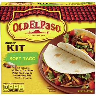 Old El Paso Dinner Kit, Soft Taco