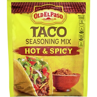 Old El Paso Taco Seasoning Mix, Hot & Spicy