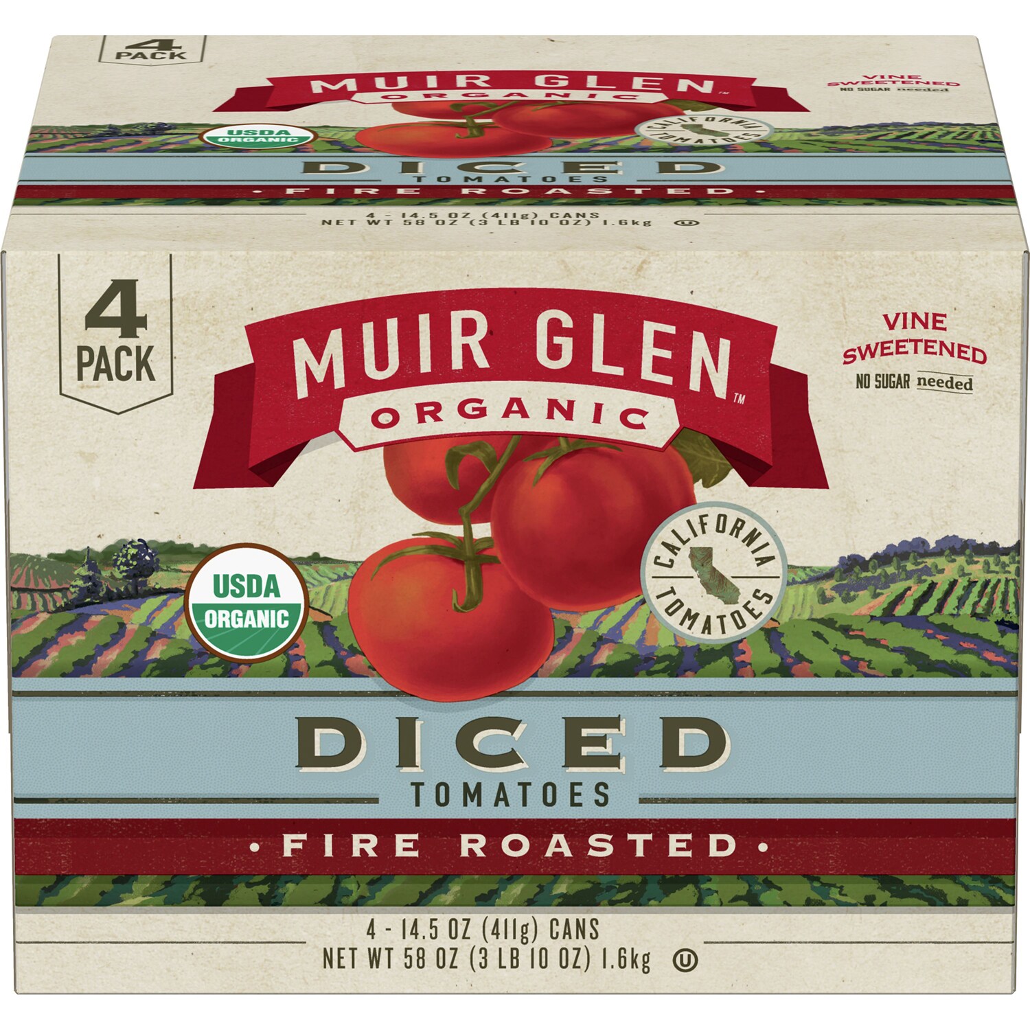 Muir Glen Organic Fire Roasted Diced Tomatoes