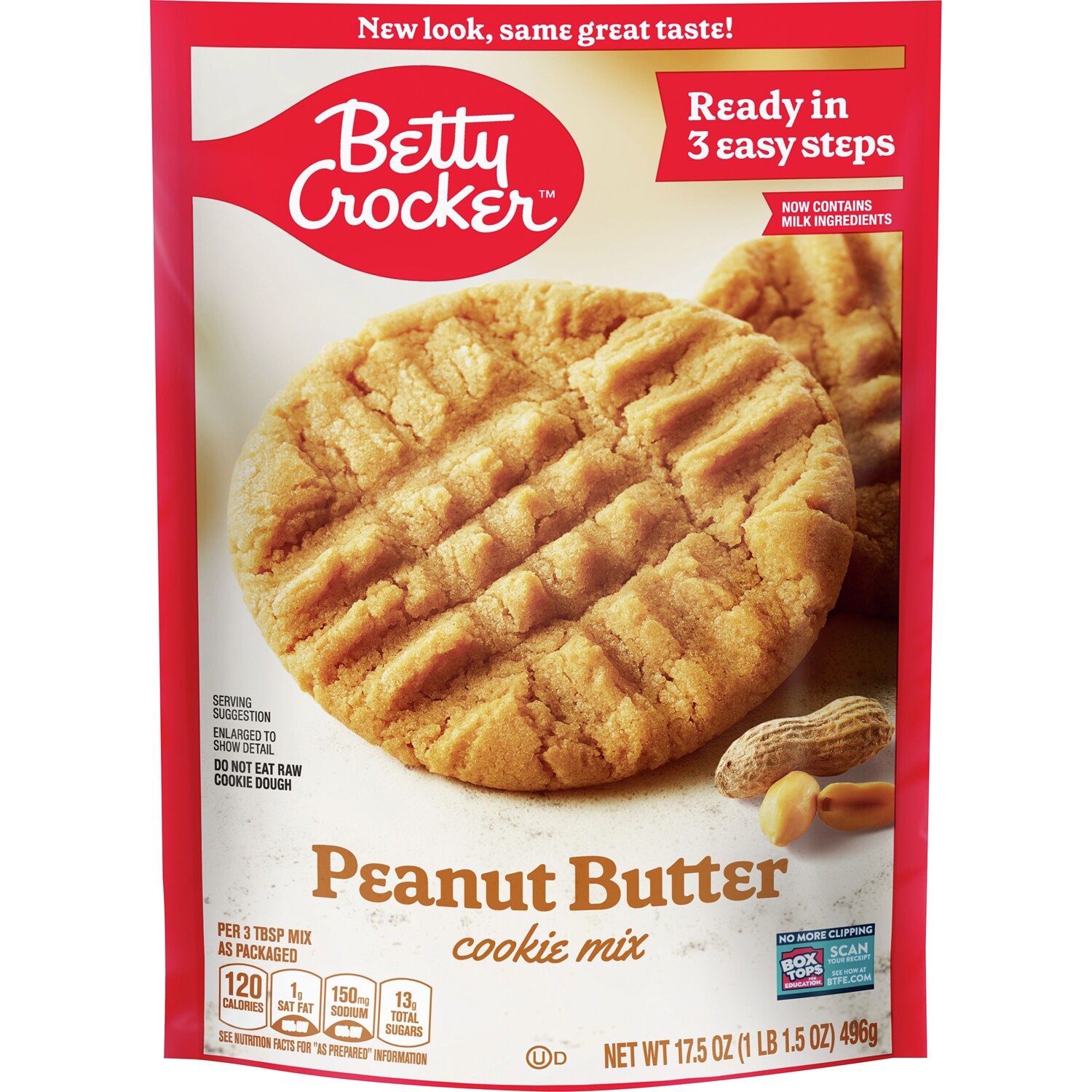 Betty Crocker Cookie Mix, Peanut Butter