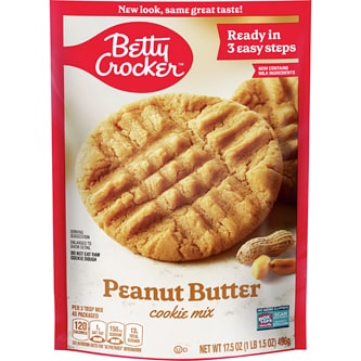 Betty Crocker Cookie Mix, Peanut Butter