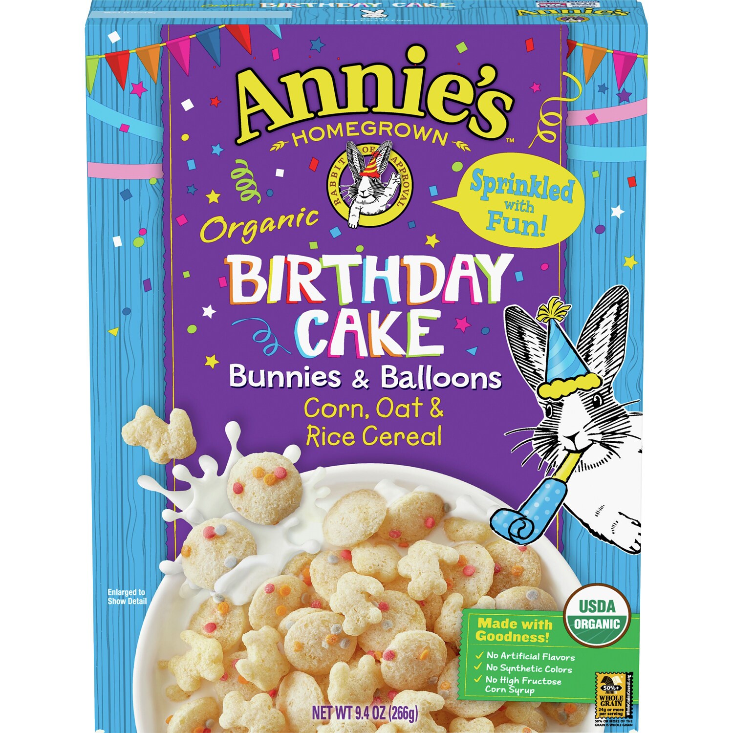 Annie's Organic Birthday Cake Cereal