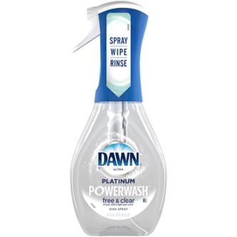 Dawn Platinum Powerwash Dish Spray, Free & Clear