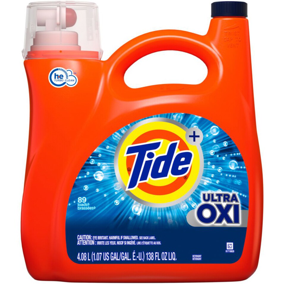 Tide HE Ultra Oxi Liquid Laundry Detergent
