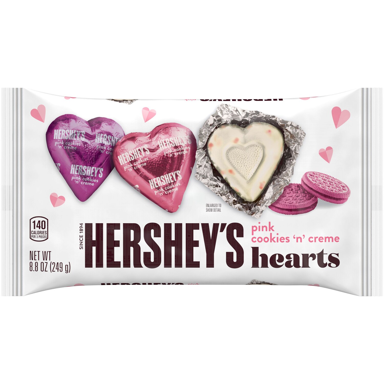 Hershey's Pink Cookies 'n' Creme Hearts