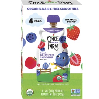 Once Upon a Farm Organic Smoothie, Berry Berry