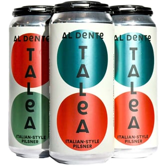 Talea Beer Co. AL DENTE Italian-Style Pilsner, Cans