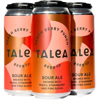 Talea Beer Co. Peach Berry Punch Sour Ale, Cans