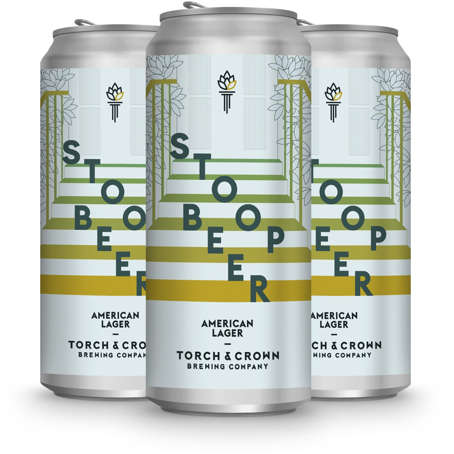 Torch & Crown Stoop Beer American Lager, Cans