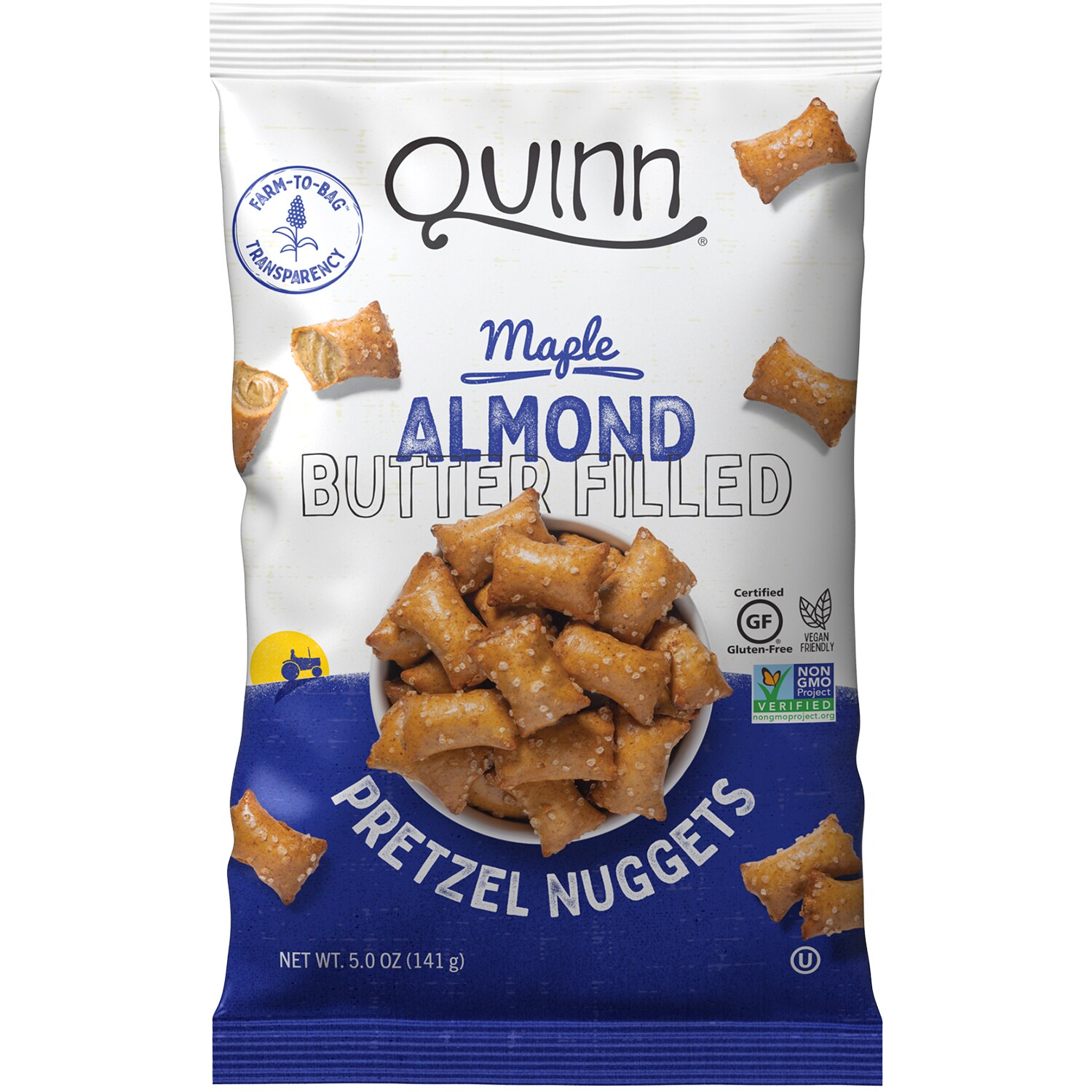 Quinn Pretzel Nuggets, Maple Almond Butter