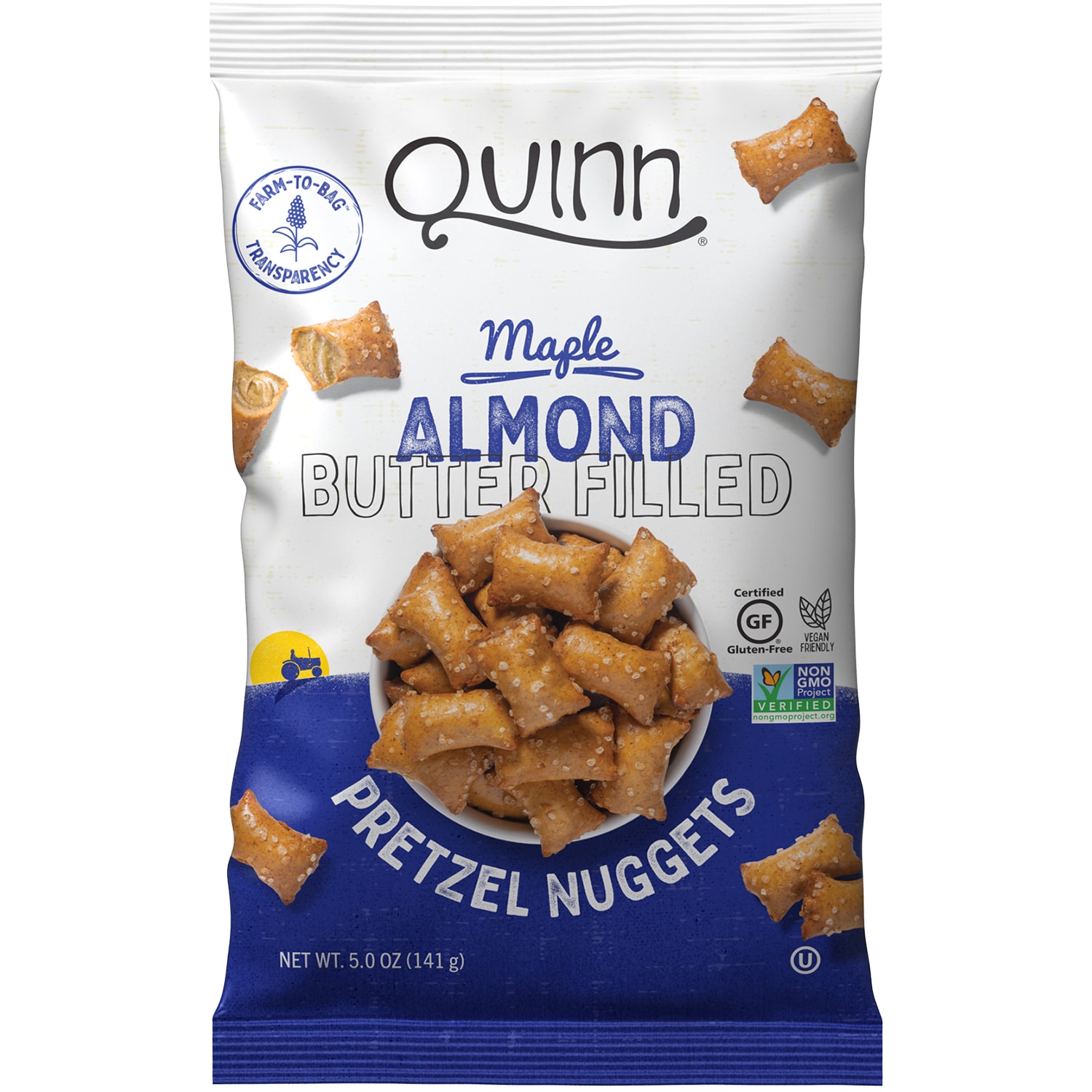 Quinn Pretzel Nuggets, Maple Almond Butter