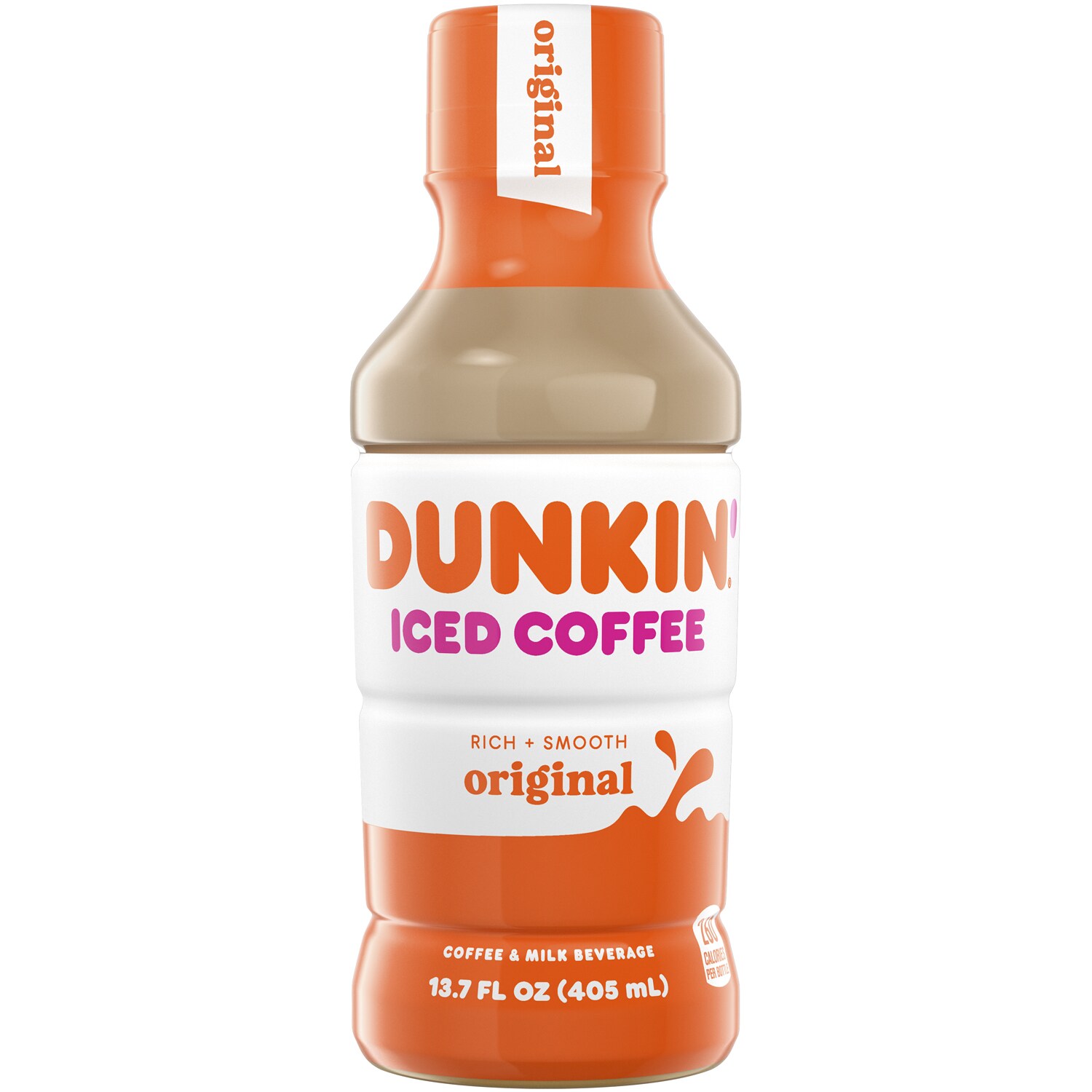 Dunkin' Iced Coffee, Original, Plastic Bottle