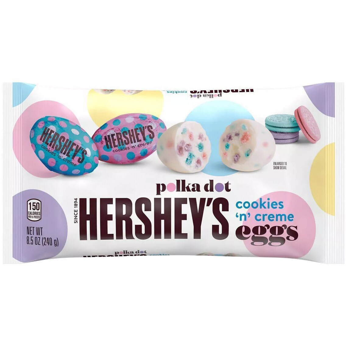 Hershey's Polka Dot Eggs, Cookies 'n' Creme