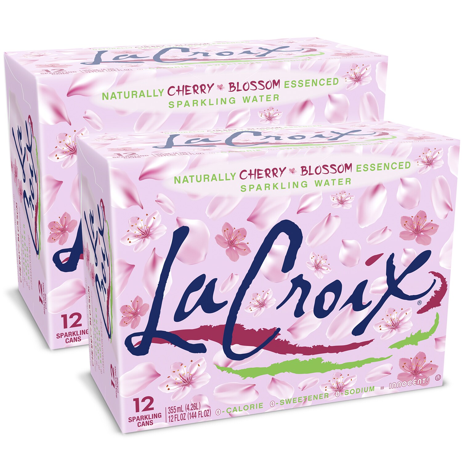 LaCroix Sparkling Water, Cherry Blossom, Cans