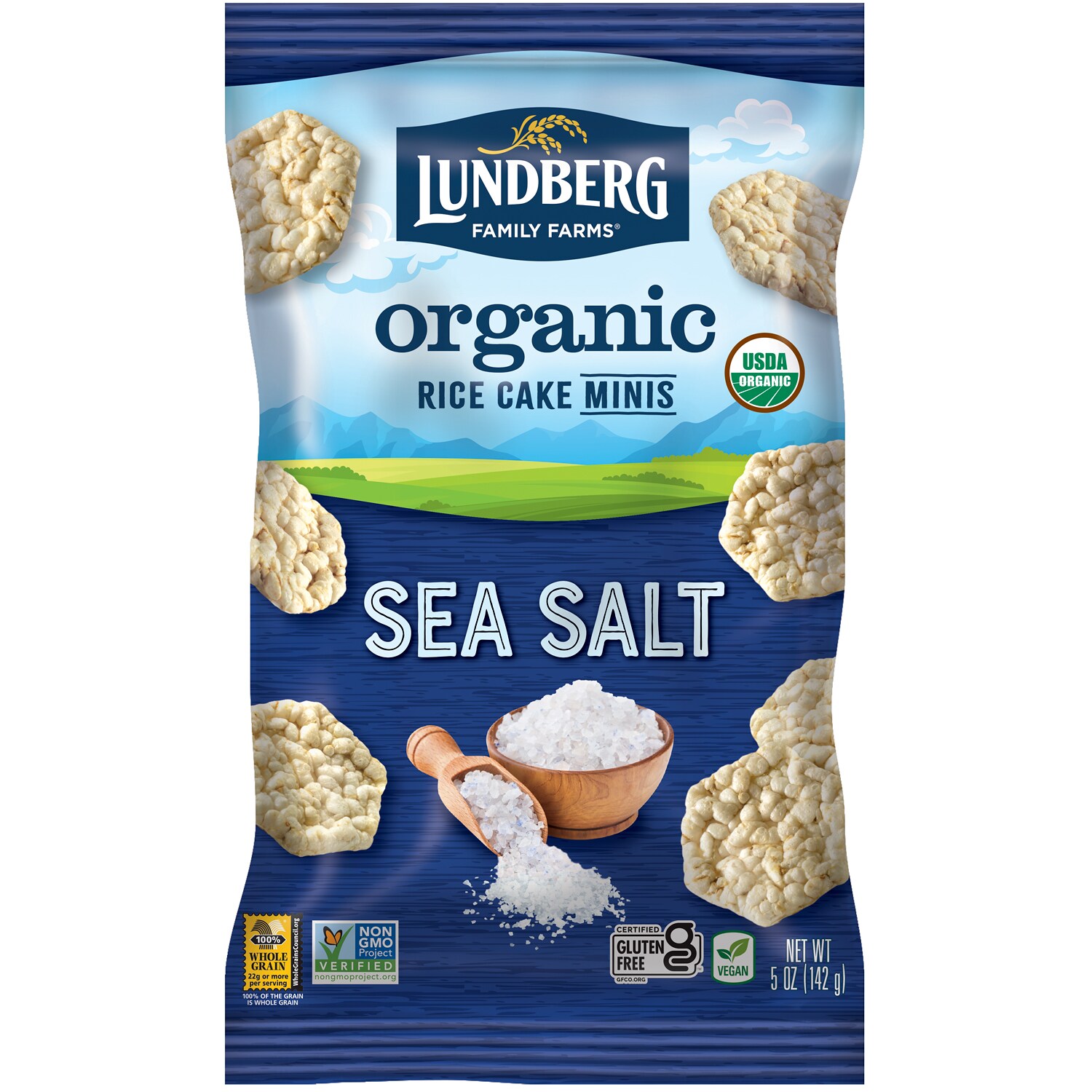 Lundberg Organic Rice Cake Minis, Sea Salt FreshDirect