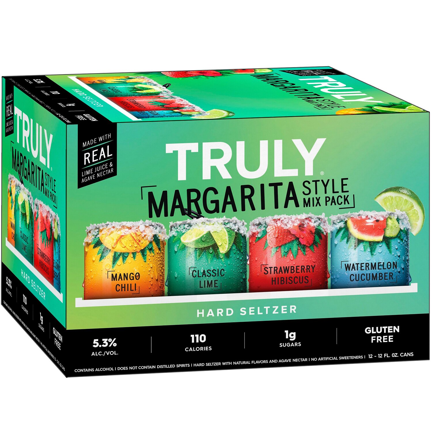 Truly Hard Seltzer Margarita Mix Pack, Cans