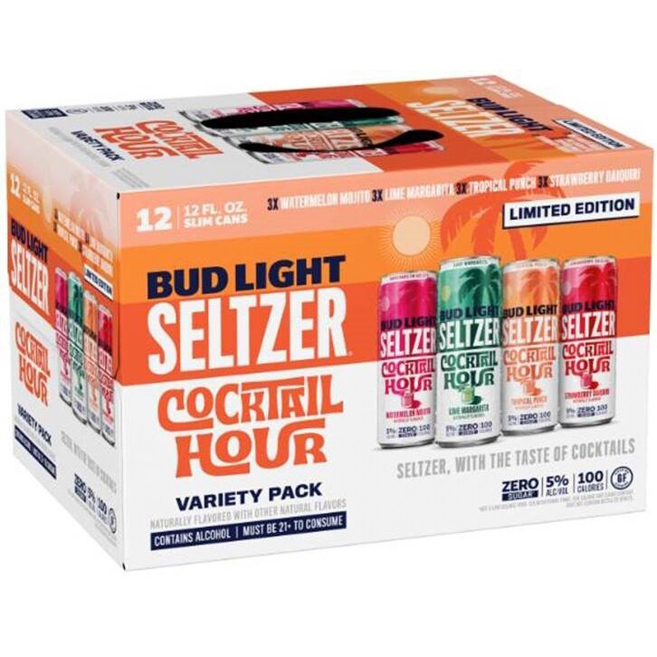 Bud Light Seltzer Cocktail Hour Variety Pack, Cans