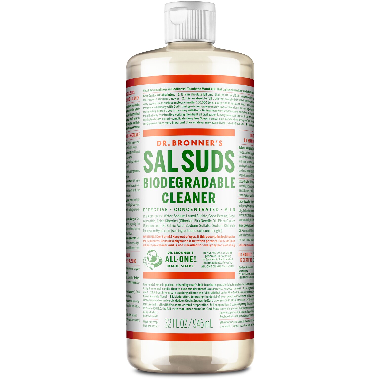 Dr. Bronner's Sal Suds Biodegradable Cleaner