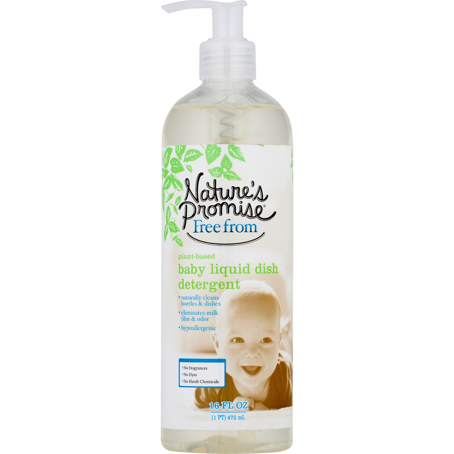 Nature's Promise Plant-Based Liquid Baby Dish Detergent