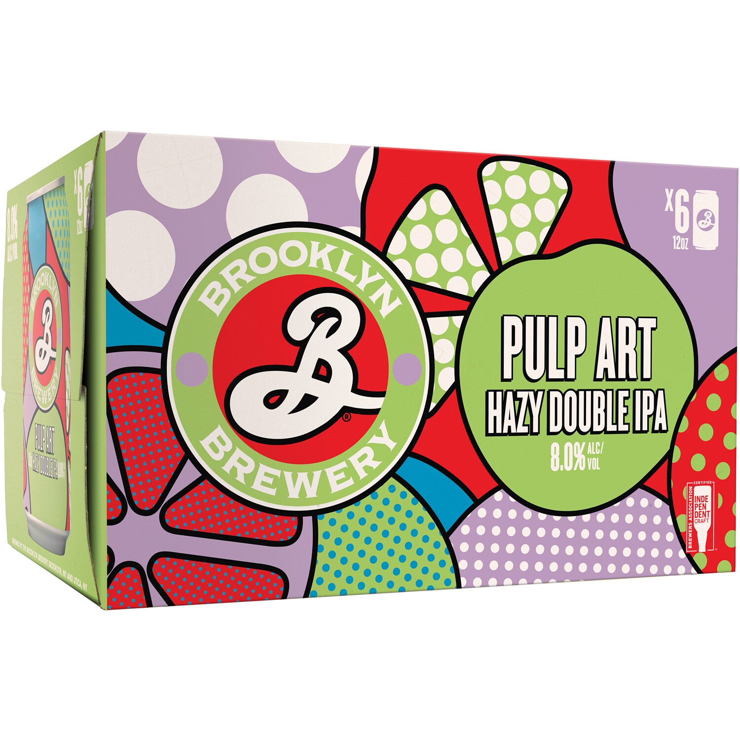 Brooklyn Brewery Pulp Art Hazy Double IPA, Cans