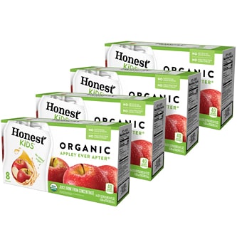 Honest Kids Organic Juice Drink, Appley Ever After, Pouches