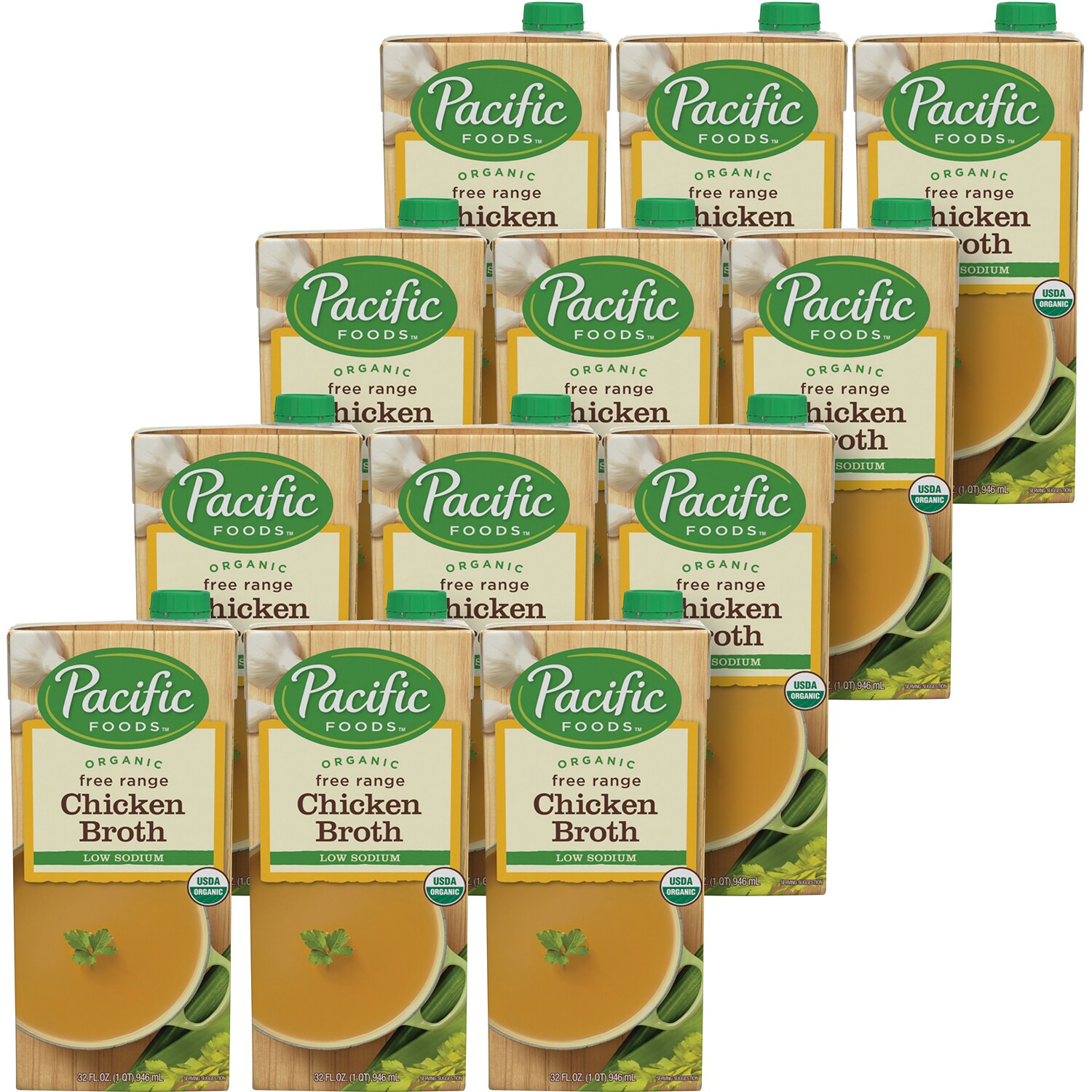 Pacific Organic Free-Range Low-Sodium Chicken Broth