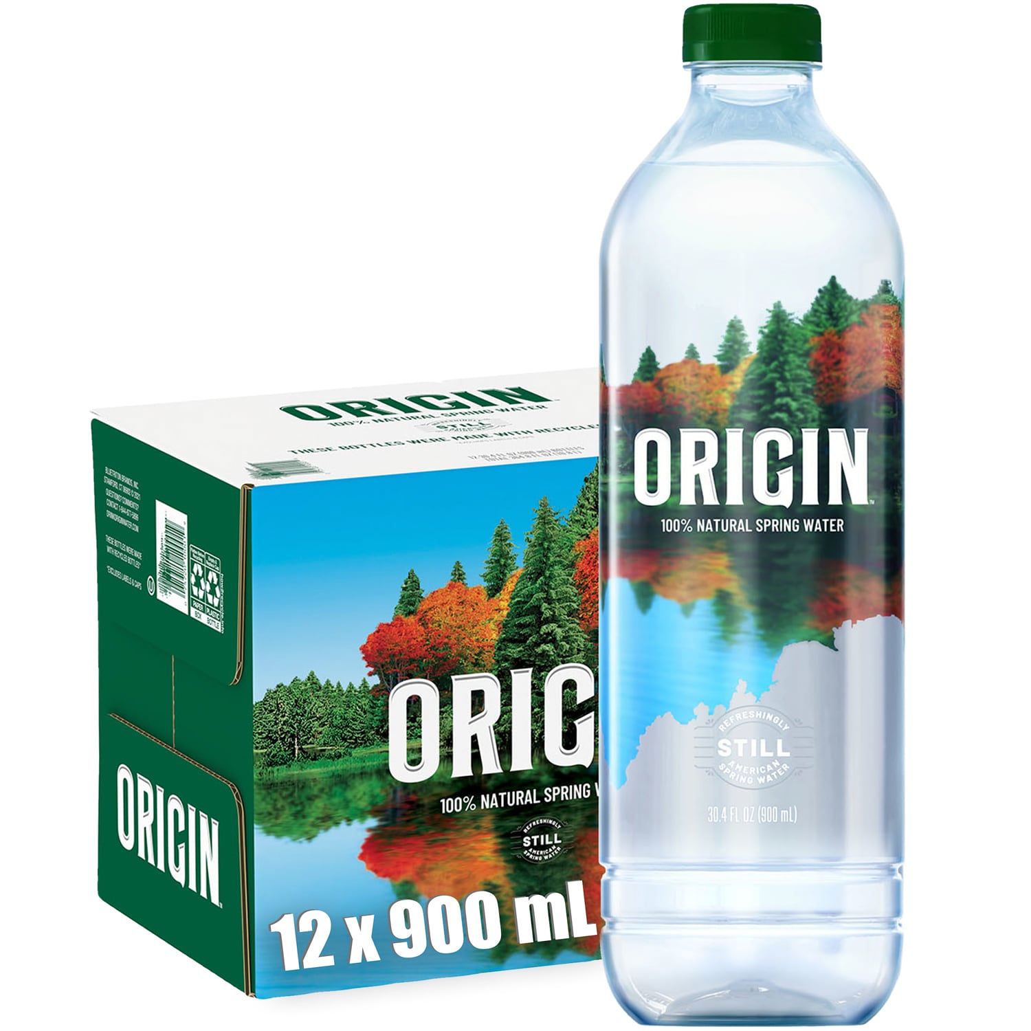 Origin 100% Natural Spring Water, Plastic Bottles