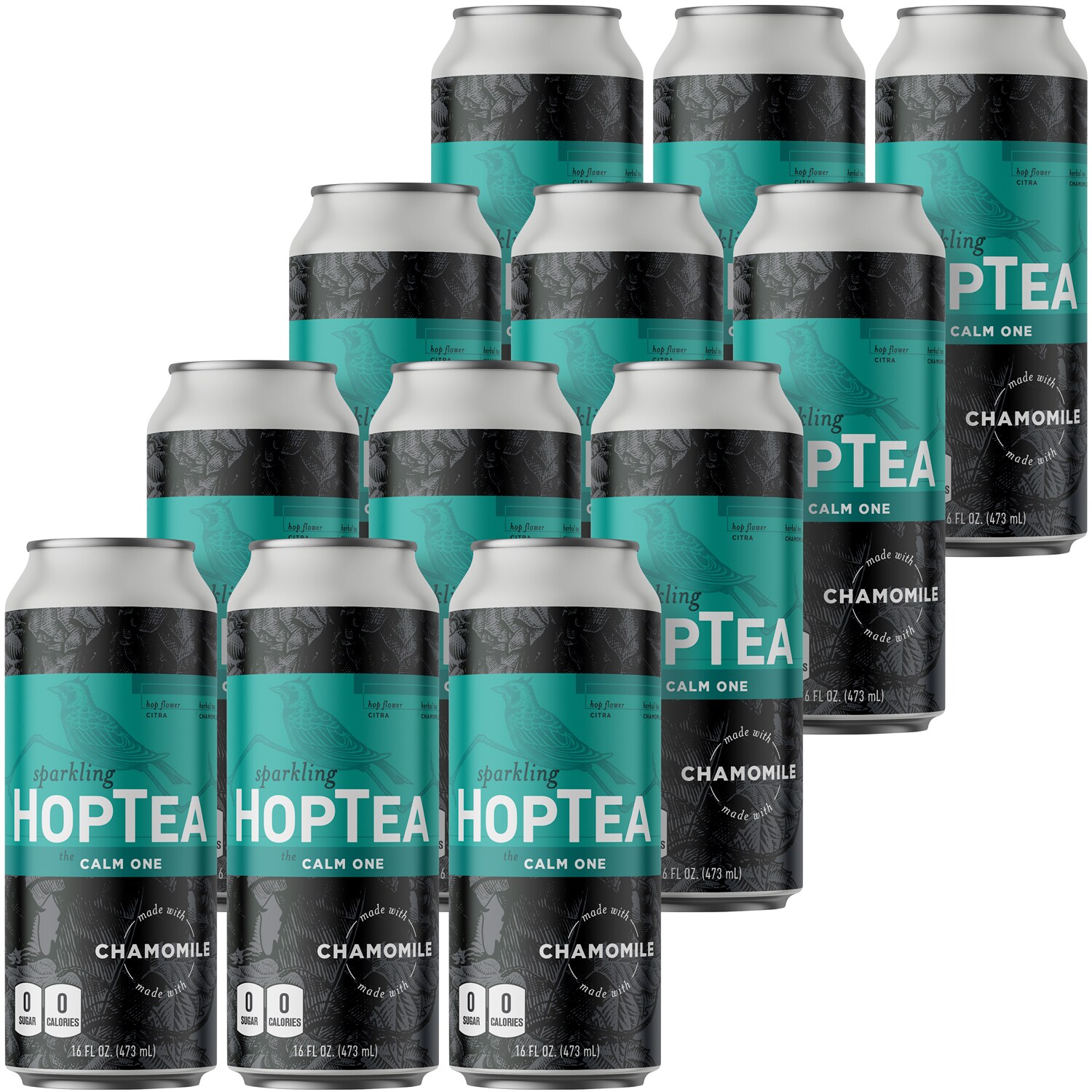 Hoplark Sparkling HopTea, The Calm One, Cans