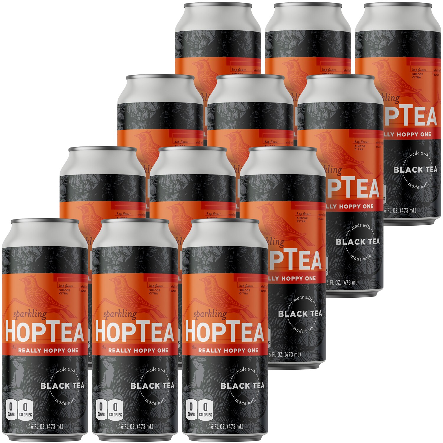 Hoplark Sparkling HopTea, The Really Hoppy One, Cans