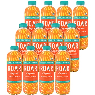 ROAR Organic Vitamin Enhanced Beverage, Mango Clementine, Plastic Bottles