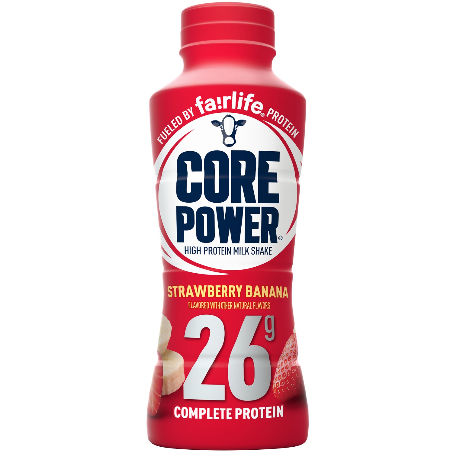 Core Power High Protein Milk Shake, Strawberry Banana, Plastic Bottle