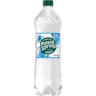 Poland Spring Sparkling Natural Spring Water, Plastic Bottle