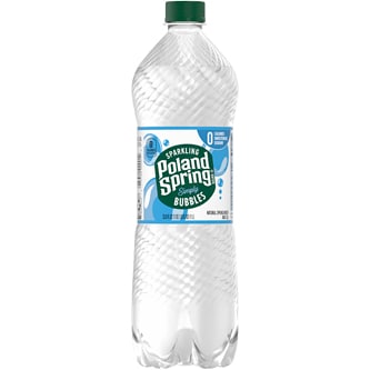 Poland Spring Sparkling Natural Spring Water, Plastic Bottle