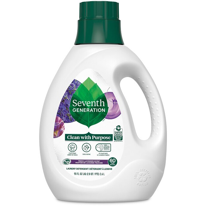 Seventh Generation Natural Liquid Laundry Detergent HE, Fresh Lavender Scent