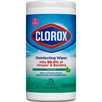 Clorox Disinfecting Cleaning Wipes Bleach Free, Fresh Scent