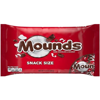 Mounds Dark Chocolate with Coconut, Snack Size