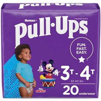 Huggies Pull-Ups Learning Designs Training Pants, Size 3T-4T Boys